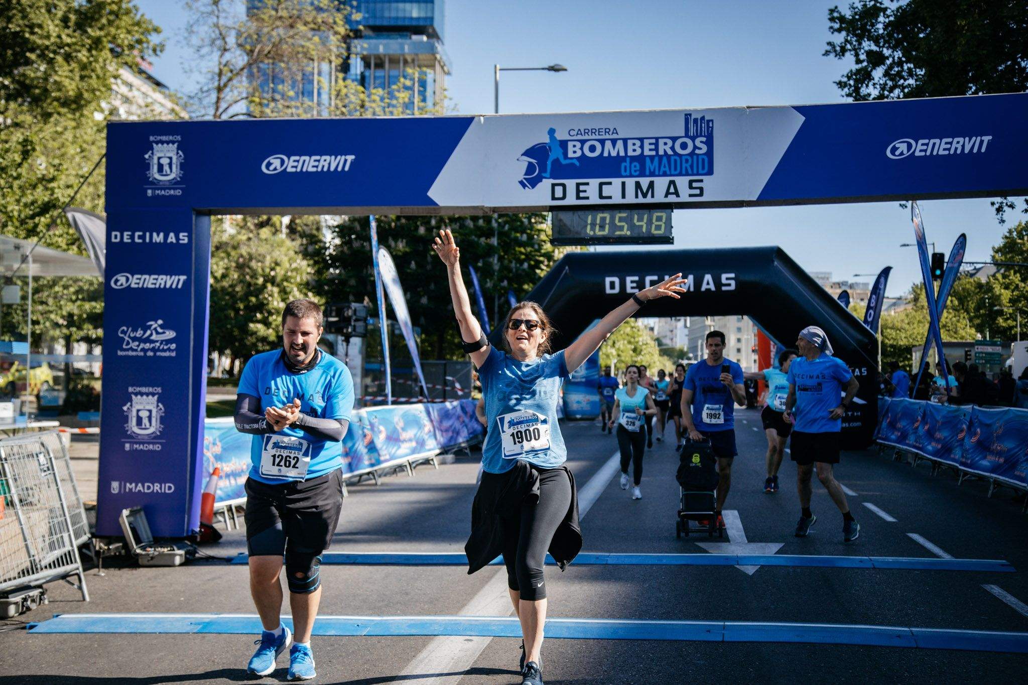 Las mejores fotos del ambiente en la meta de la Carrera Bomberos de Madrid DÉCIMAS 2024. 17