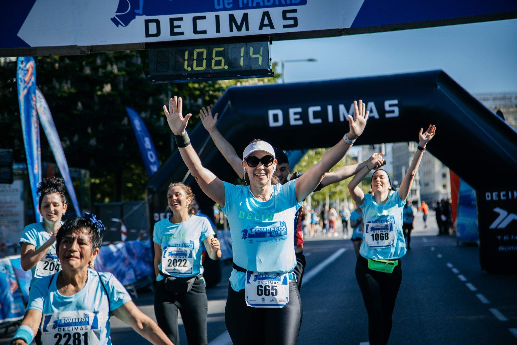 Las mejores fotos del ambiente en la meta de la Carrera Bomberos de Madrid DÉCIMAS 2024. 22