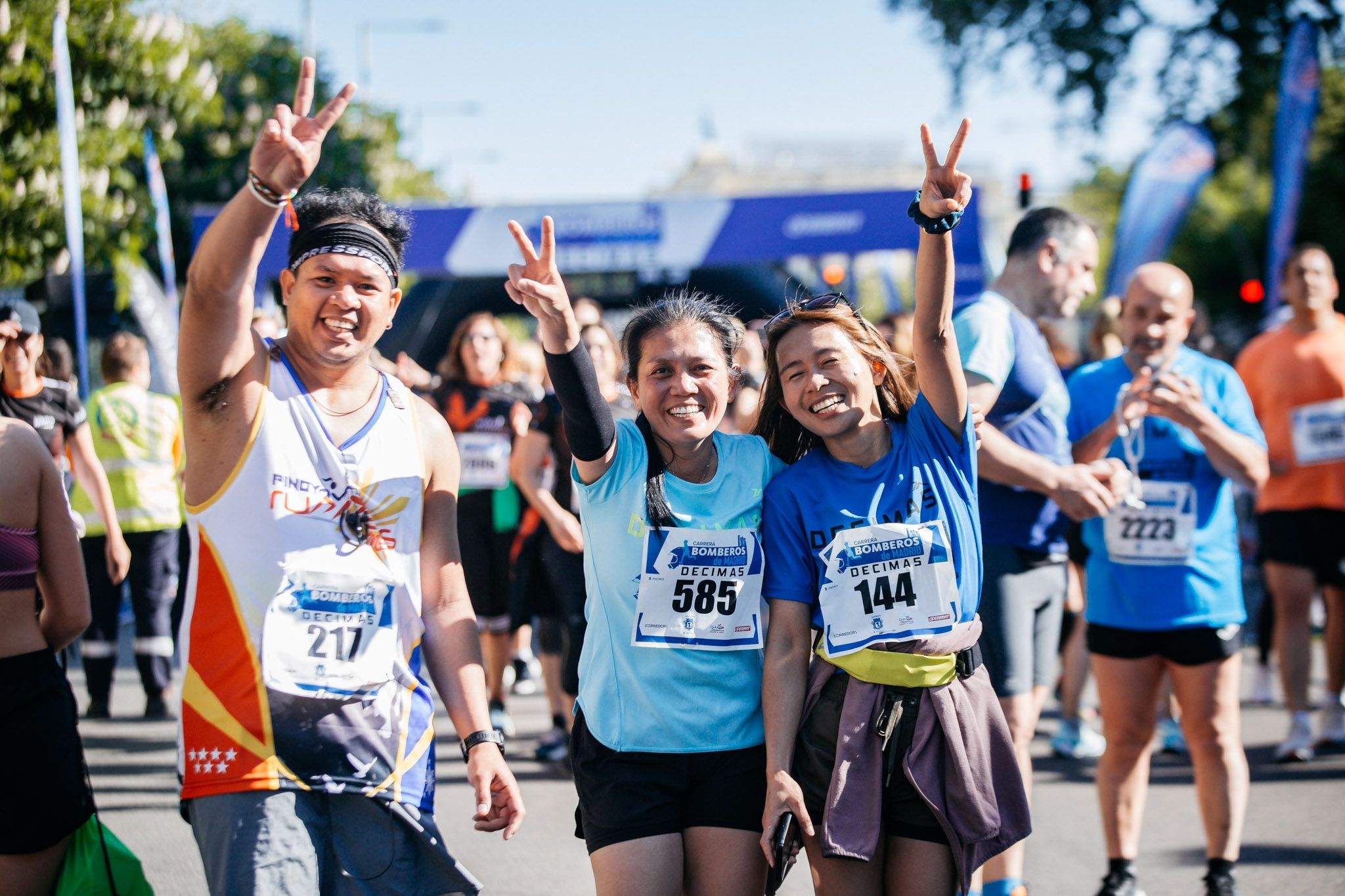Las mejores fotos del ambiente en la meta de la Carrera Bomberos de Madrid DÉCIMAS 2024. 32