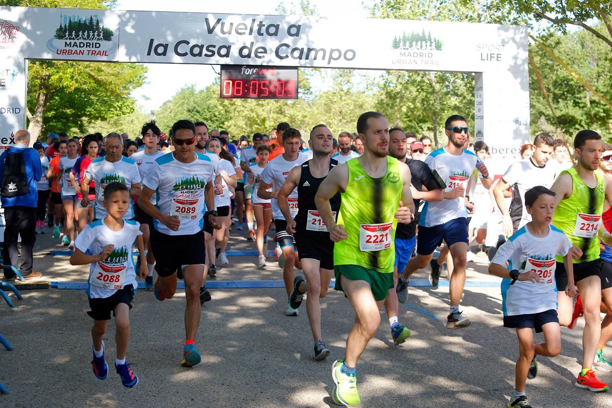 Salida de la carrera de 5 km de la Madrid City Trail en 2023