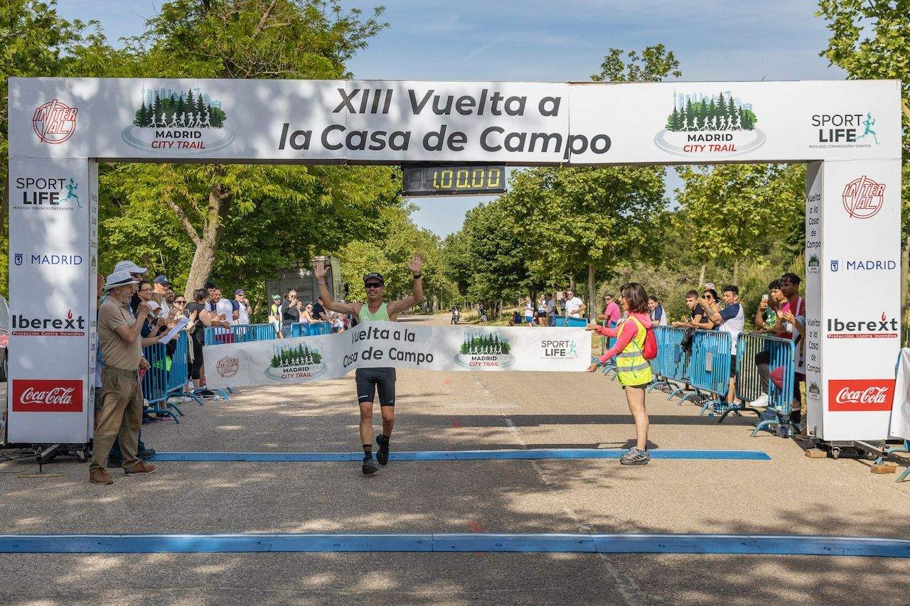 Marcos Rodríguez, vencedor de la Vuelta a la Casa de Campo- Madrid City Trail