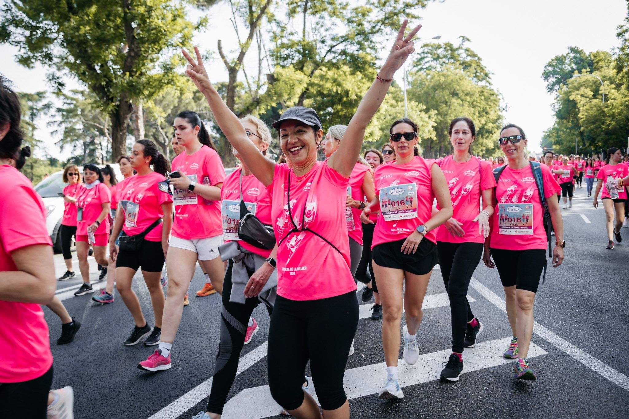 Las mejores fotos del ambiente post de la Carrera de la Mujer Central Lechera Asturiana de Madrid 2024. 117