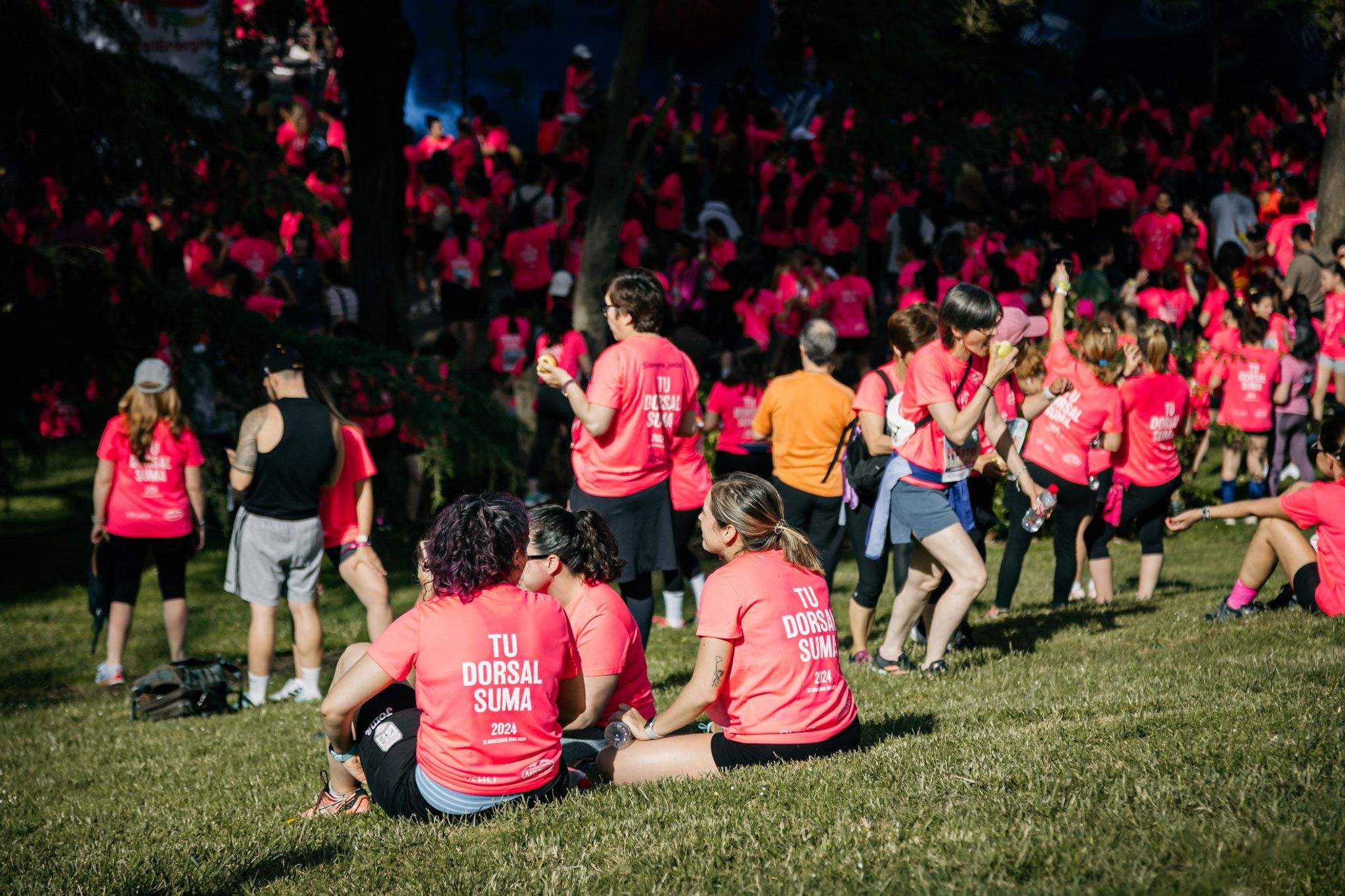 Las mejores fotos del ambiente post de la Carrera de la Mujer Central Lechera Asturiana de Madrid 2024. 164