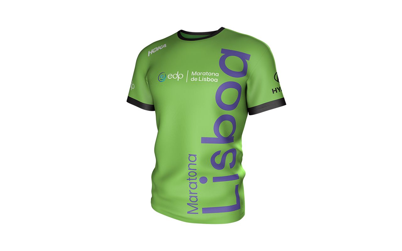 Camiseta oficial del EDP Maratón de Lisboa
