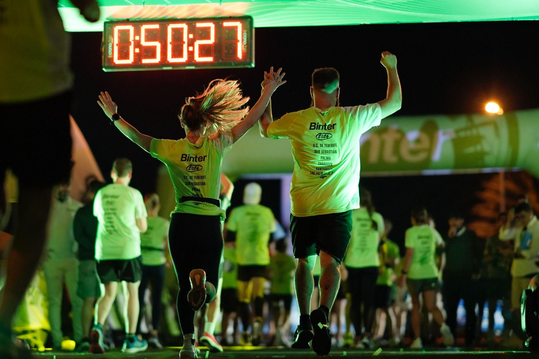 Binter NightRun es una experiencia que combina deporte, música y nocturnidad. DG EVENTOS