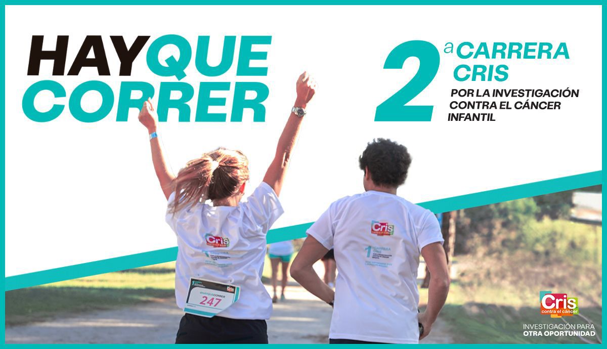 Las Rozas será el escenario de la segunda edición de 'HAY QUE CORRER', la carrera CRIS contra el cáncer infantil.
