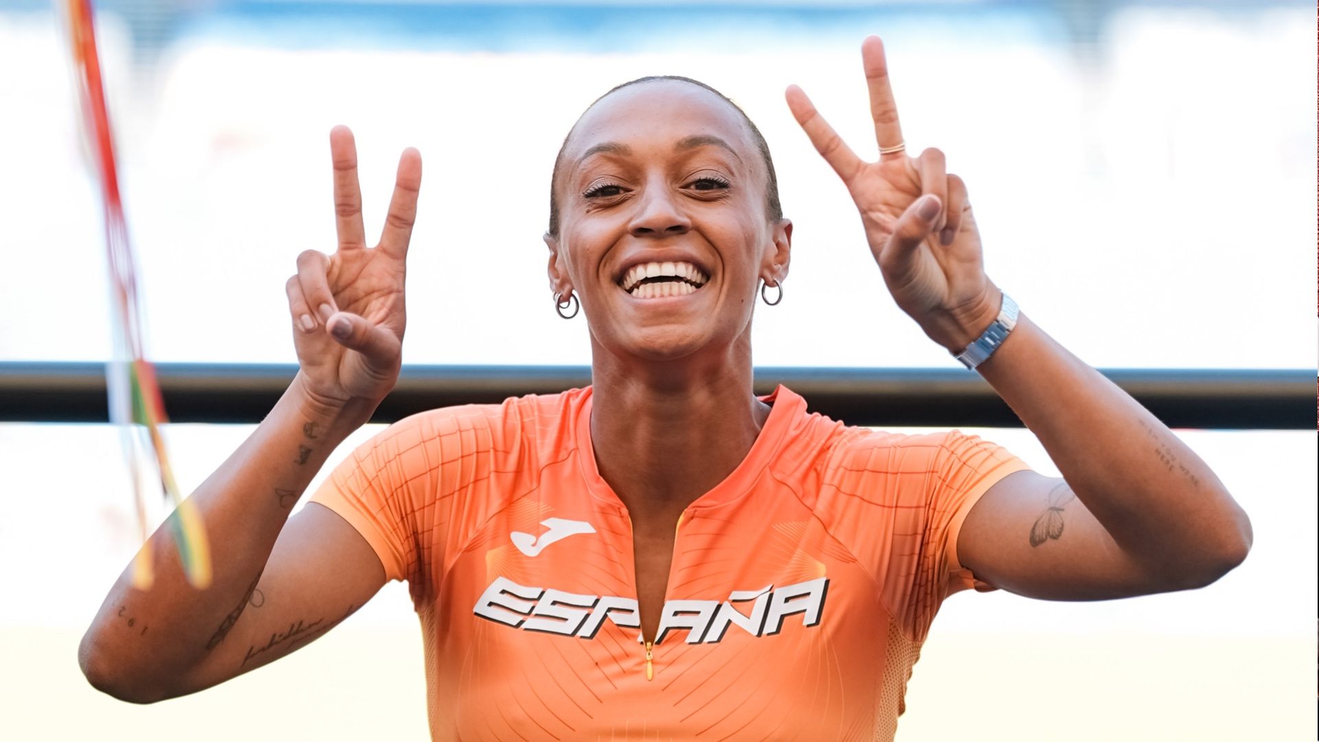 Ana Peleteiro saltará el próximo 7 de febrero en el Gran Premio Valencia 2025. SPORTMEDIA.