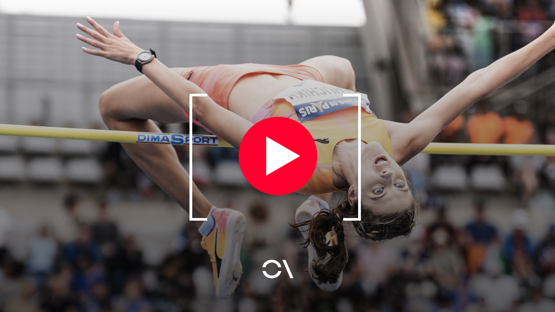 Yaroslava Mahuchikh ha batido hoy el récord del mundo de salto de altura en París.>