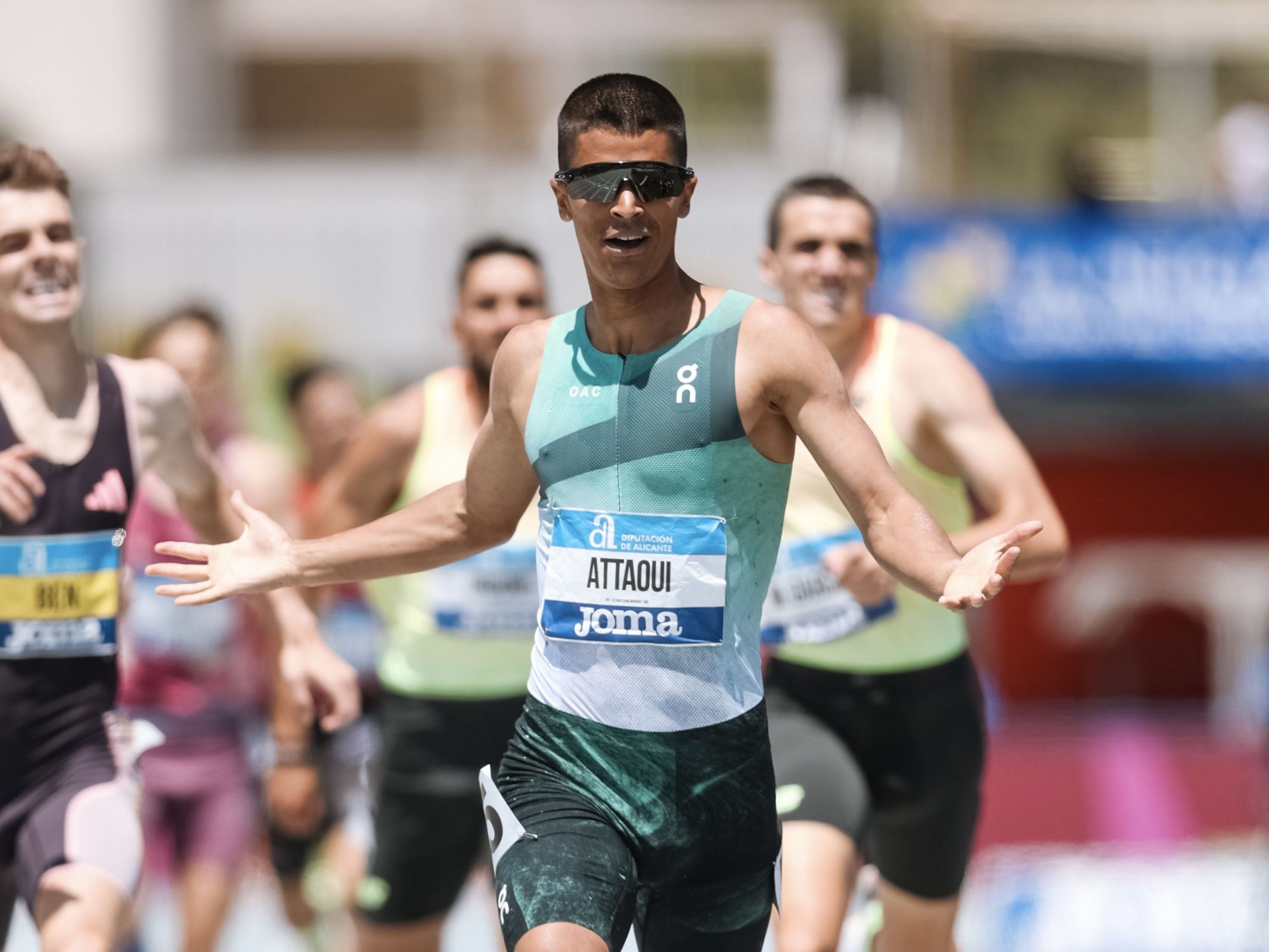 Mohamed Attaoui proclamándose campeón de España el 30 de junio en La Nucía. SPORTMEDIA Mohamed Attaoui proclamándose campeón de España el 30 de junio en La Nucía. SPORTMEDIA