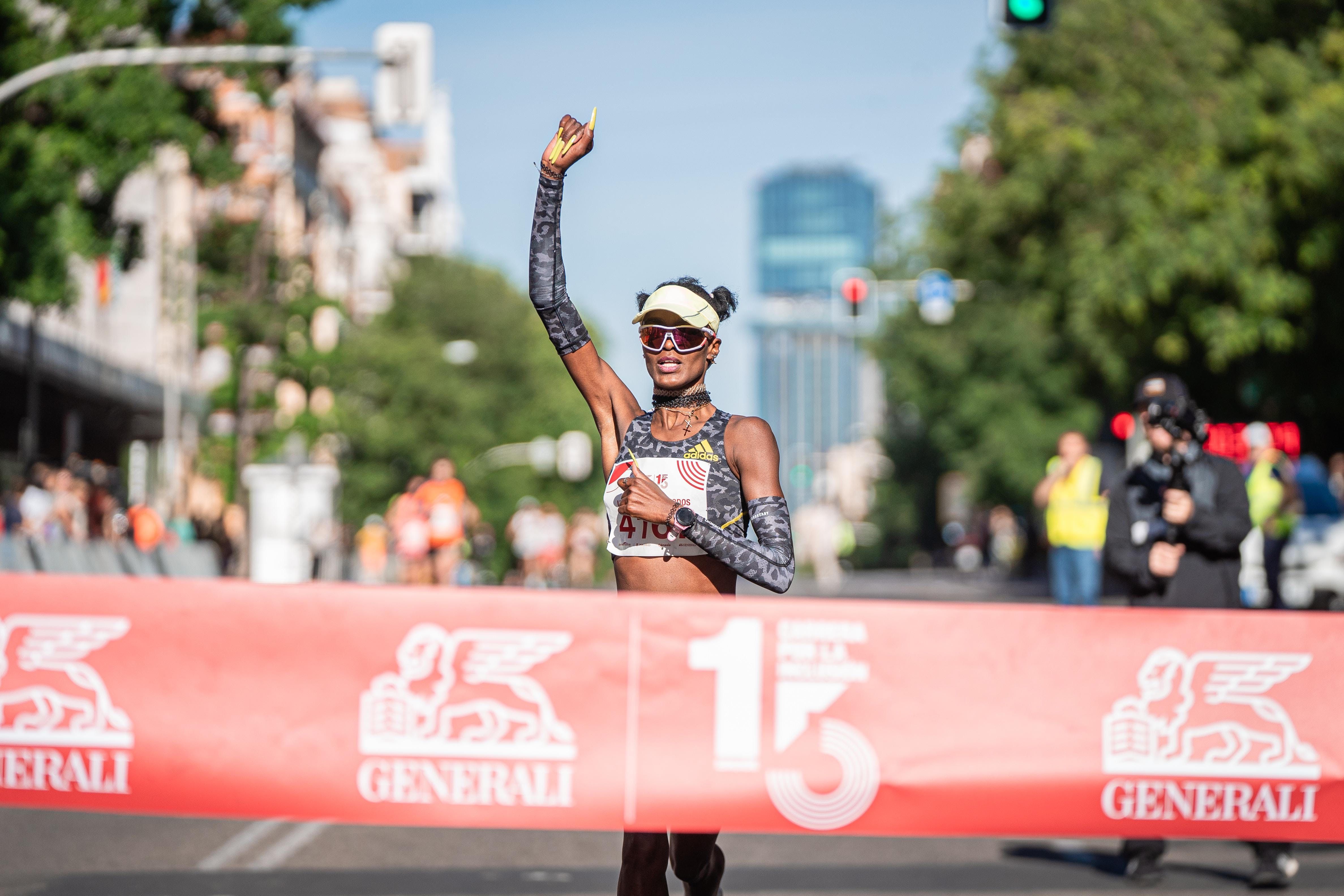 Maria Gorette fue la primera mujer en la Carrera Generali por la Inclusión 2024.