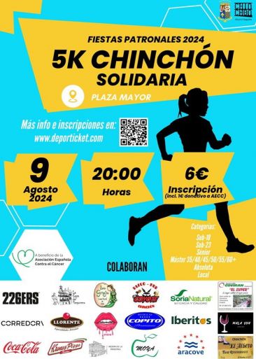 No te pierdas la Carrera 5K Chinchón Solidaria 2024 No te pierdas la Carrera 5K Chinchón Solidaria 2024