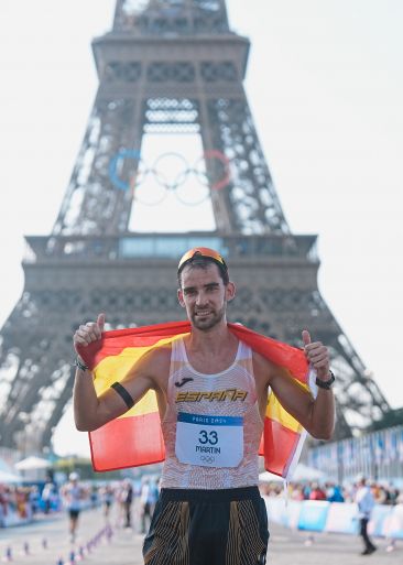 Álvaro Martín ha demostrado tener una extraordinaria fortaleza física y mental en París 2024 Álvaro Martín ha demostrado tener una extraordinaria fortaleza física y mental en París 2024