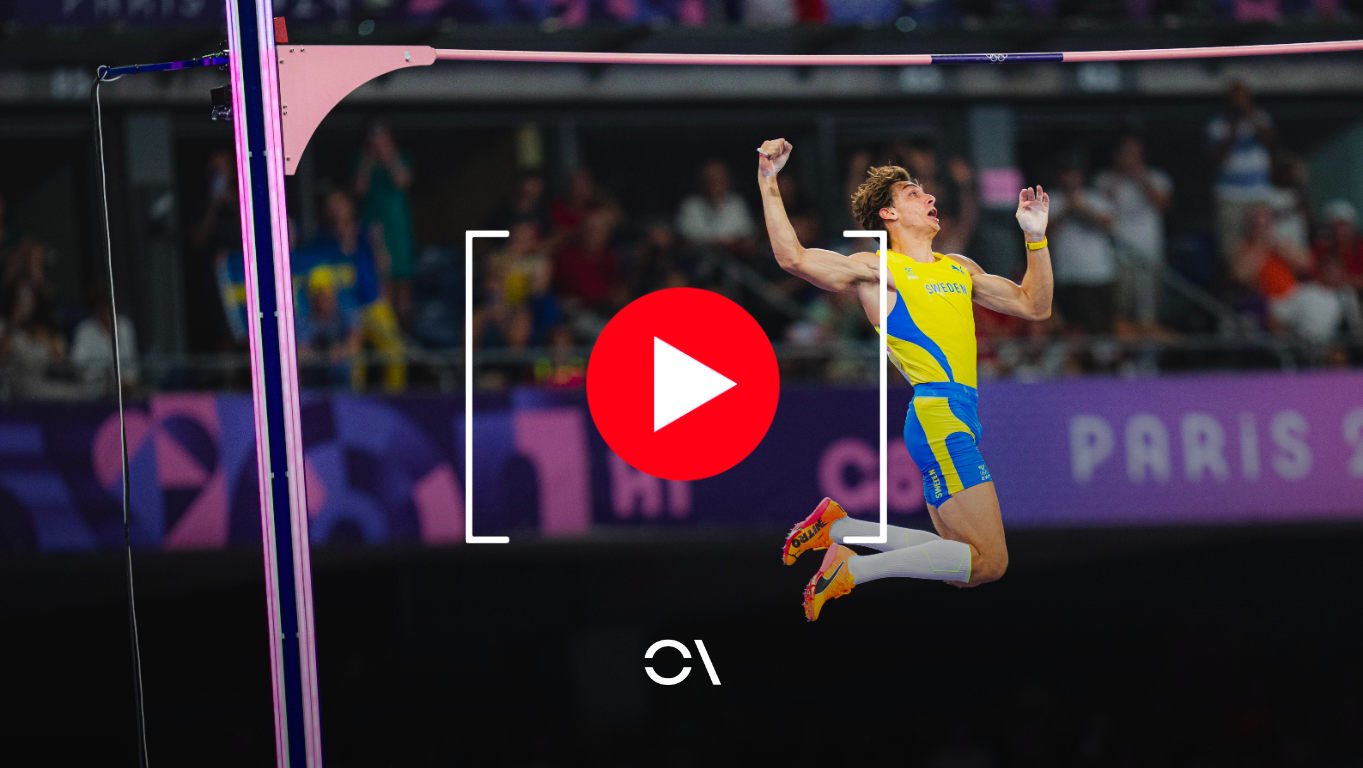 Duplantis ha vuelto a batir el récord del mundo de pértiga en el mejor escenario posible. VSM PHOTOEVENTS.