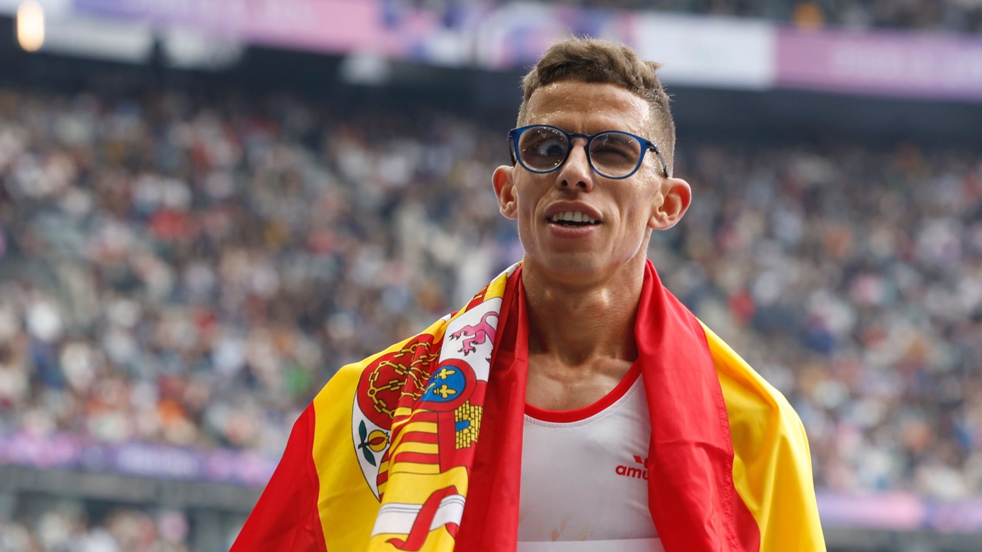 Yassine Ouhdadi ha sido sancionado por dopaje y desposeído de su título paralímpico en París. EFE.