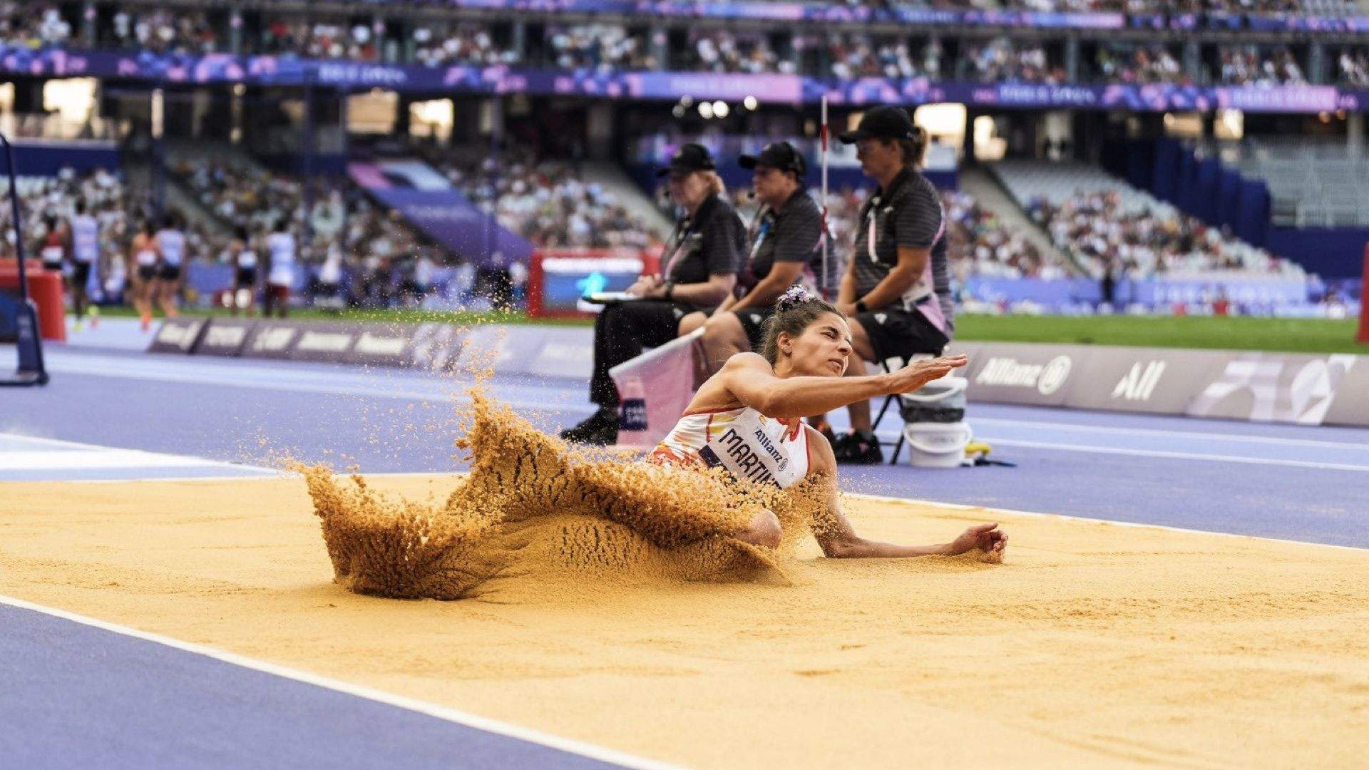 Sara Martínez durante los Juegos Paralímpicos de París 2024. CPE.