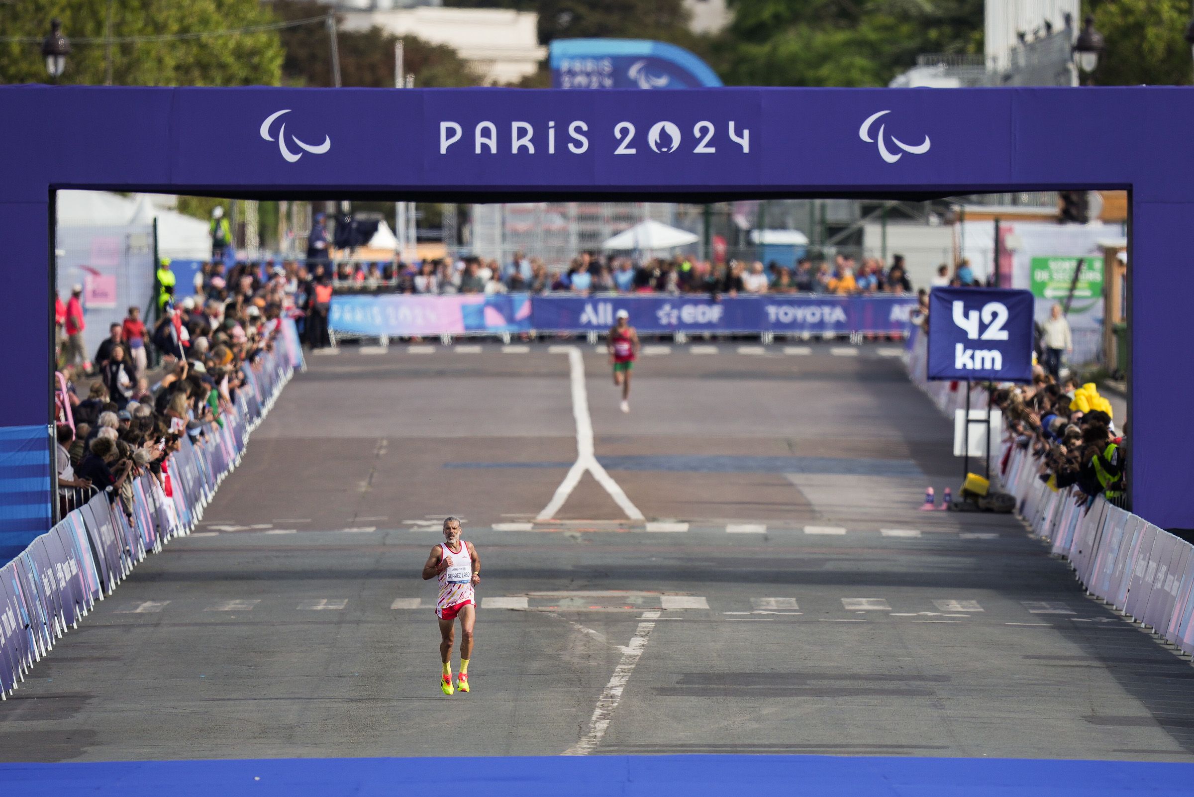 Alberto Suárez Laso, plata en maratón T12