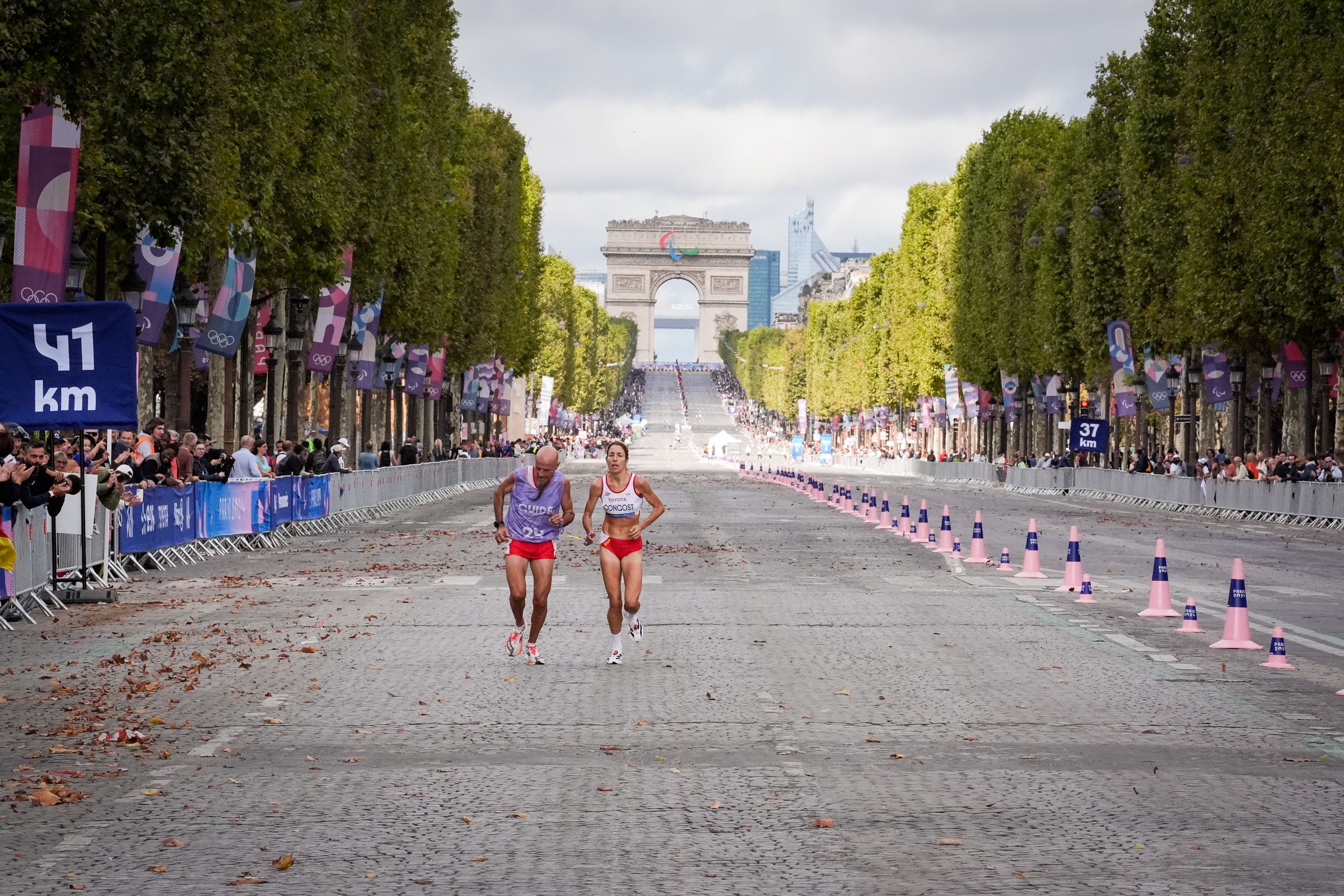 Elena Congost en la maratón T12