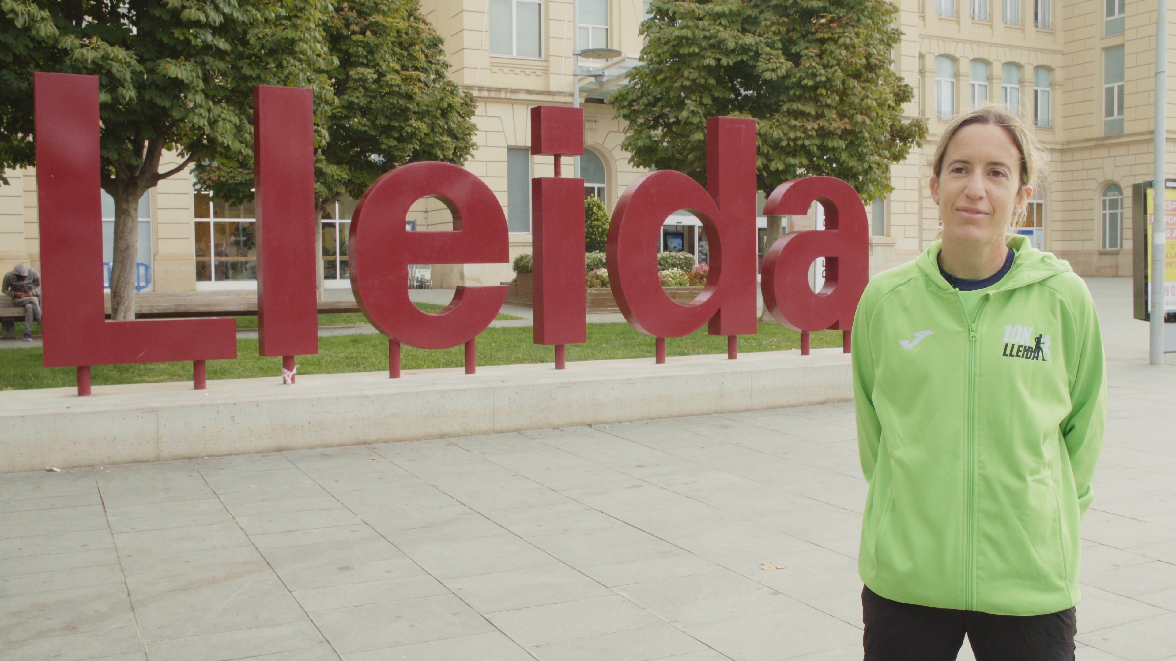 La maratoniana olímpica Meritxell Soler es la primera gran atleta confirmada para el 10K Lleida Race International. CHEMA ZUERA