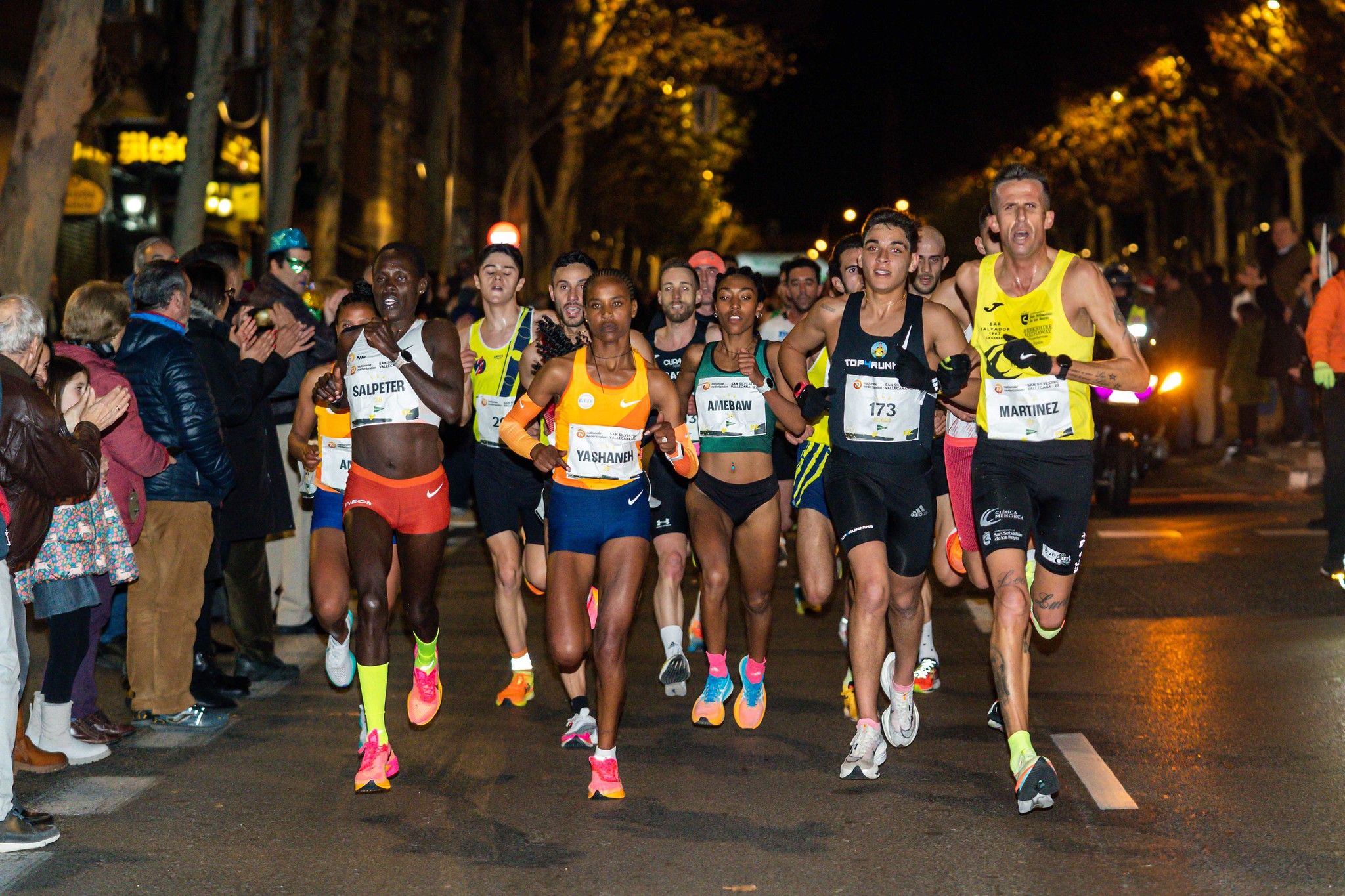 Una imagen de la San Silvestre Vallecana Internacional 2023. LAST LAP.