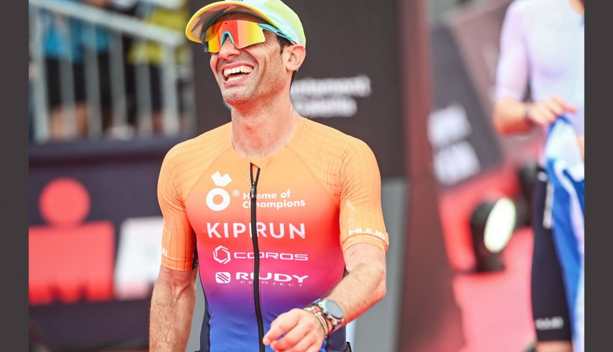La felicidad de Marc Roig tras acabar el Ironman de Calella 2024 La felicidad de Marc Roig tras acabar el Ironman de Calella 2024