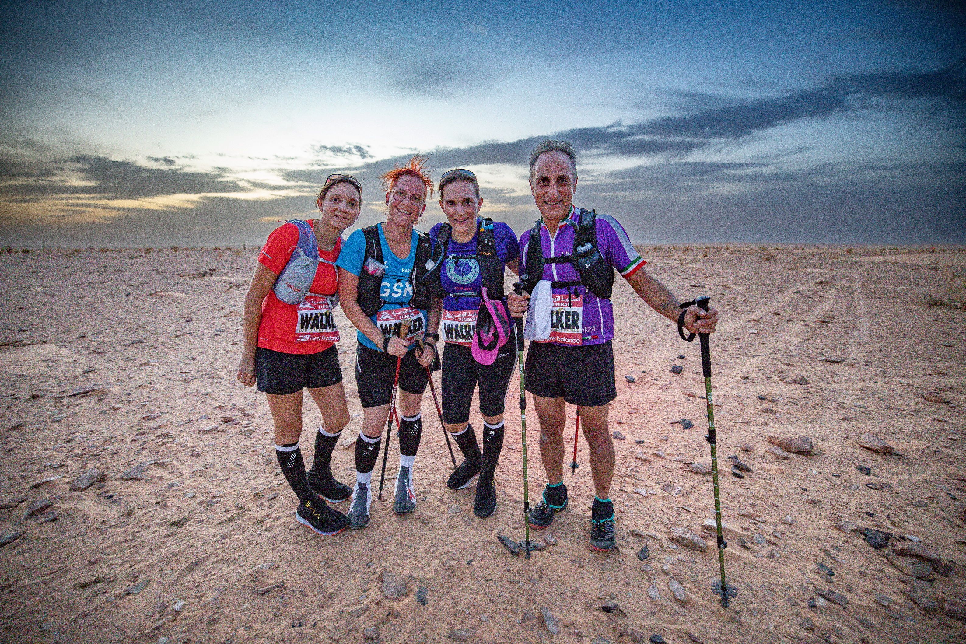 La convivencia es una de las claves de los 100 km del Sahara.