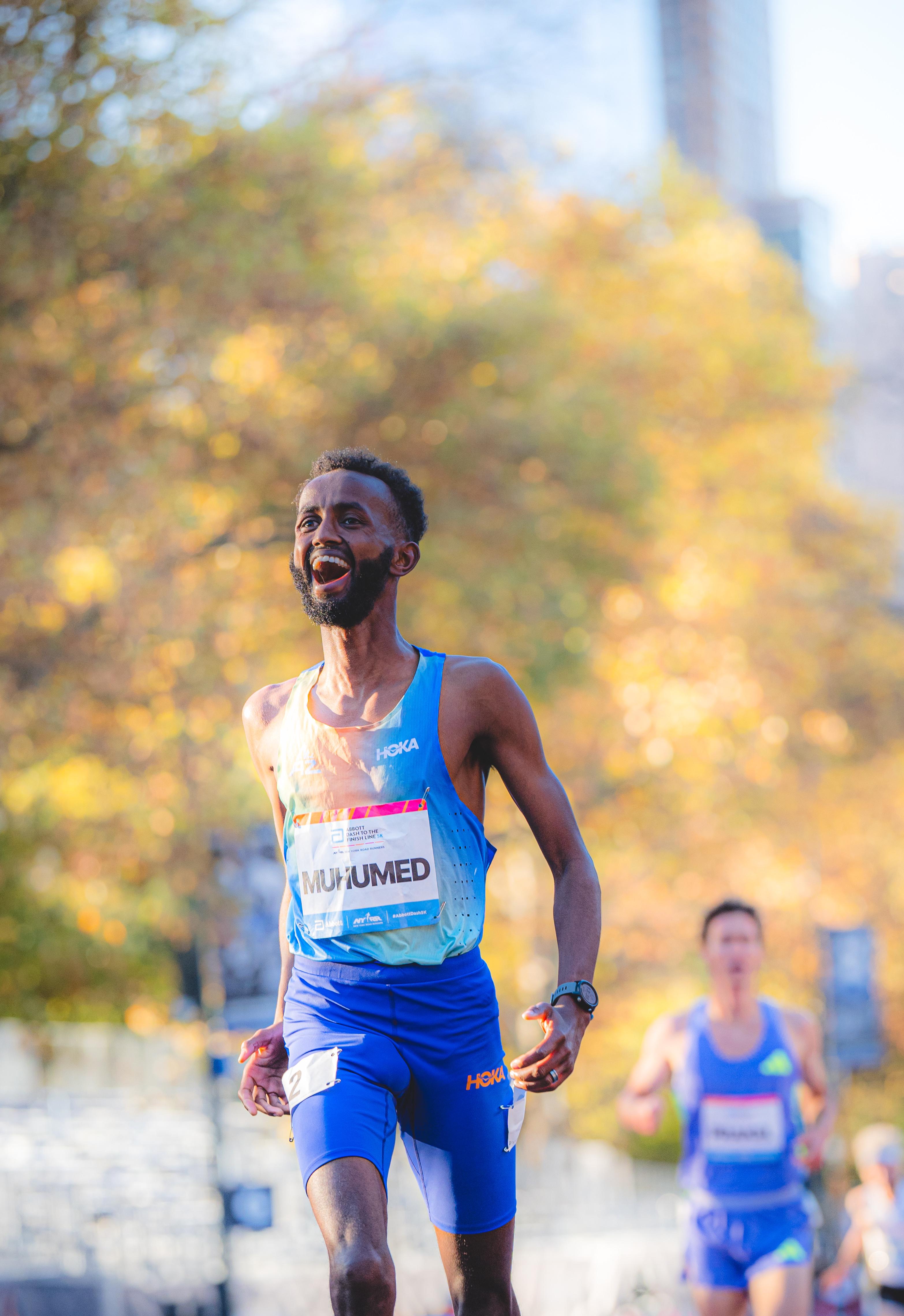 Ahmed Muhumed ha sido el ganador en el Campeonato de Estados Unidos de 5K en el 'Dash to the Finish' previo al Maratón de Nueva York. VSM PHOTOEVENTS.