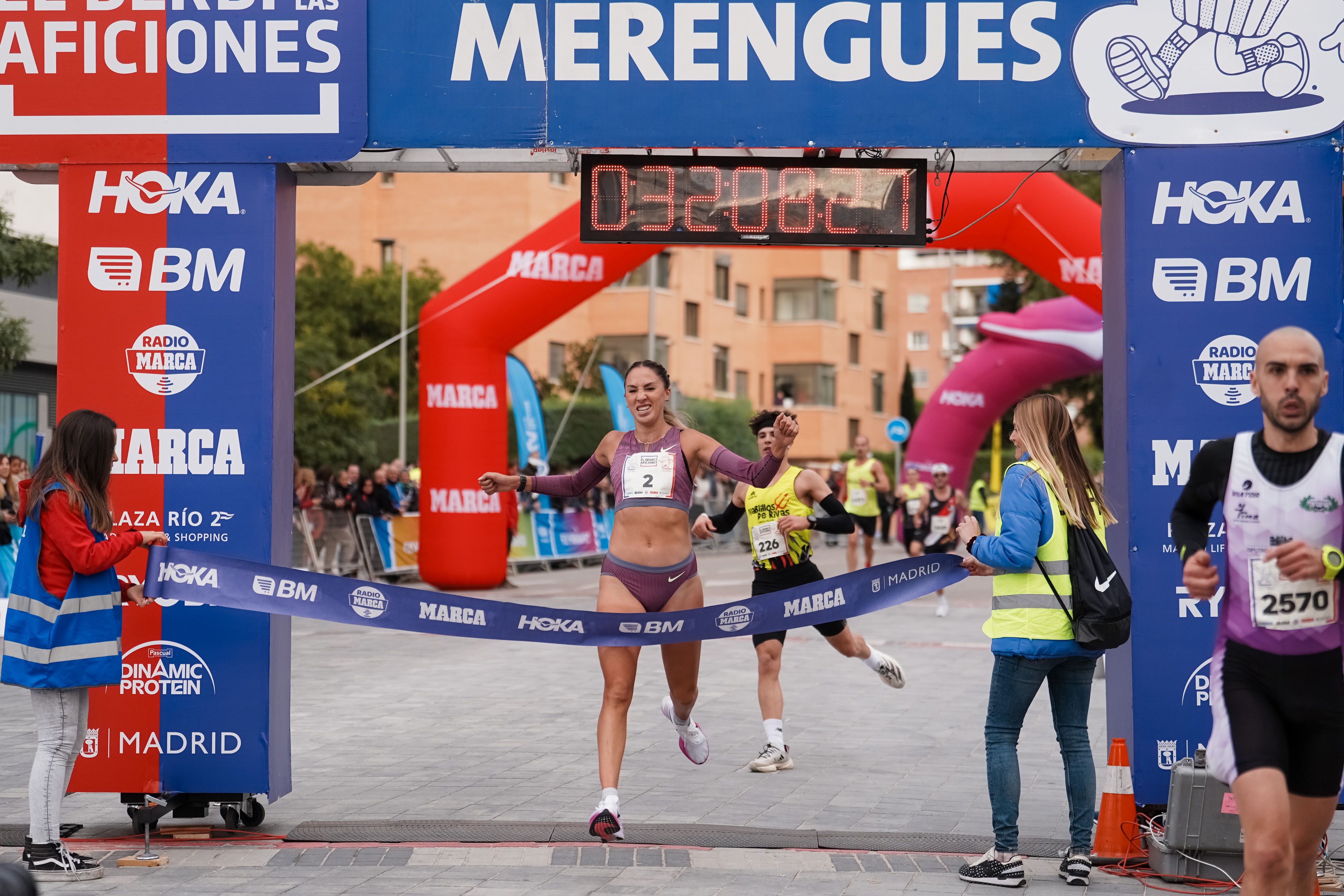 Lucía Rodríguez, ganadora femenina del Derbi de la Aficiones Lucía Rodríguez, ganadora femenina del Derbi de la Aficiones