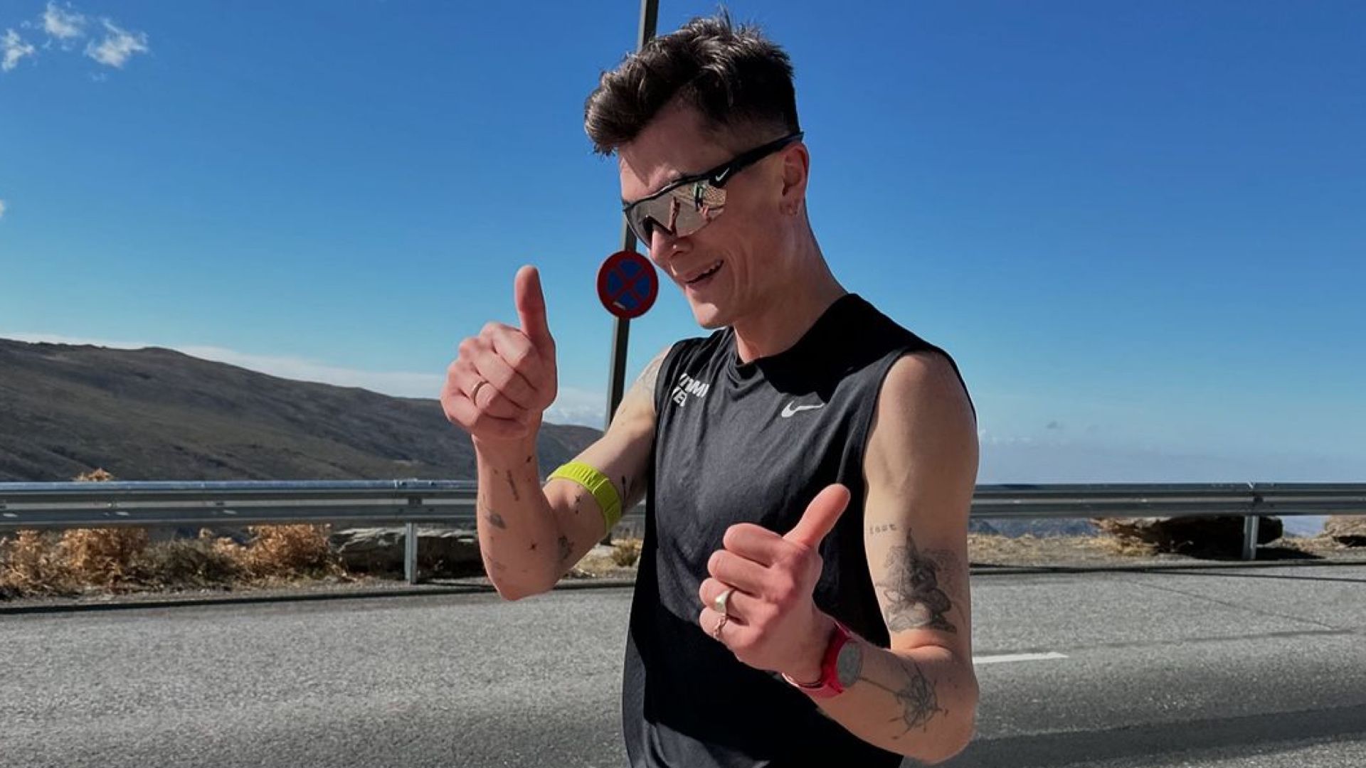 Jakob Ingebrigtsen en el Centro de Alto Rendimiento de Sierra Nevada.