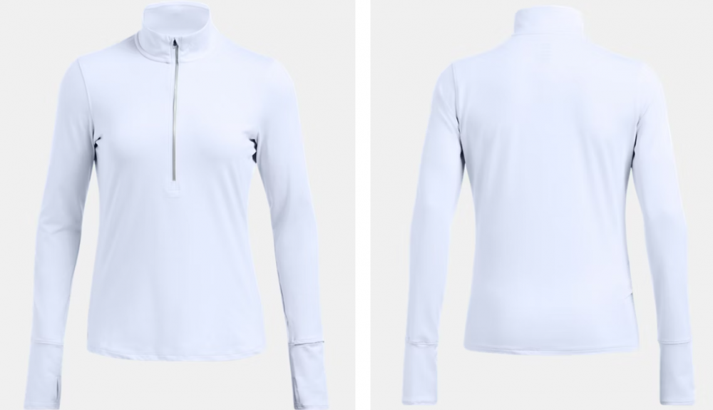 Probamos la sudadera con media cremallera UA Qualifier Run para mujer Probamos la sudadera con media cremallera UA Qualifier Run para mujer