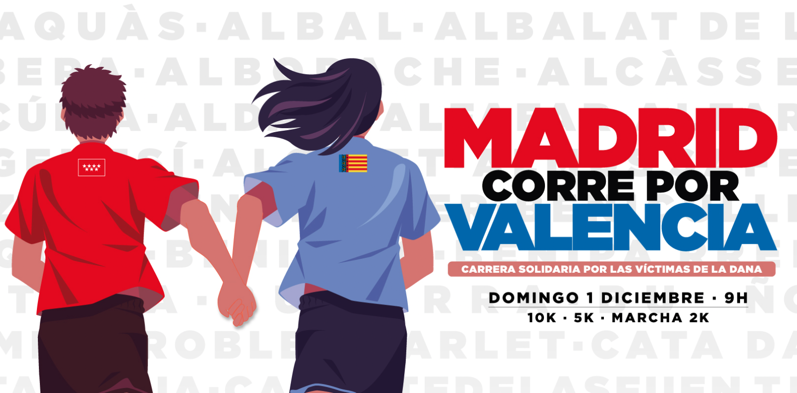 Madrid correrá de forma solidaria por Valencia el mismo día del maratón