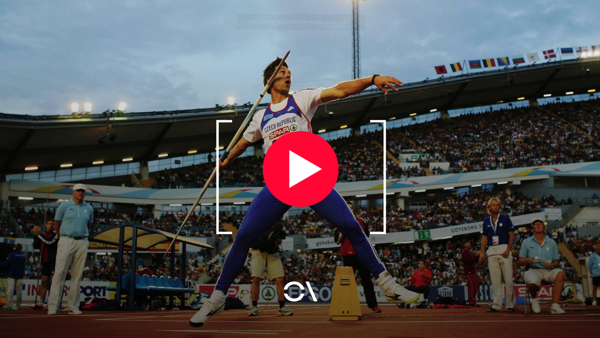 El increíble récord del mundo de jabalina de 98.48m de Jan Železný. EUROPEAN ATHLETICS.