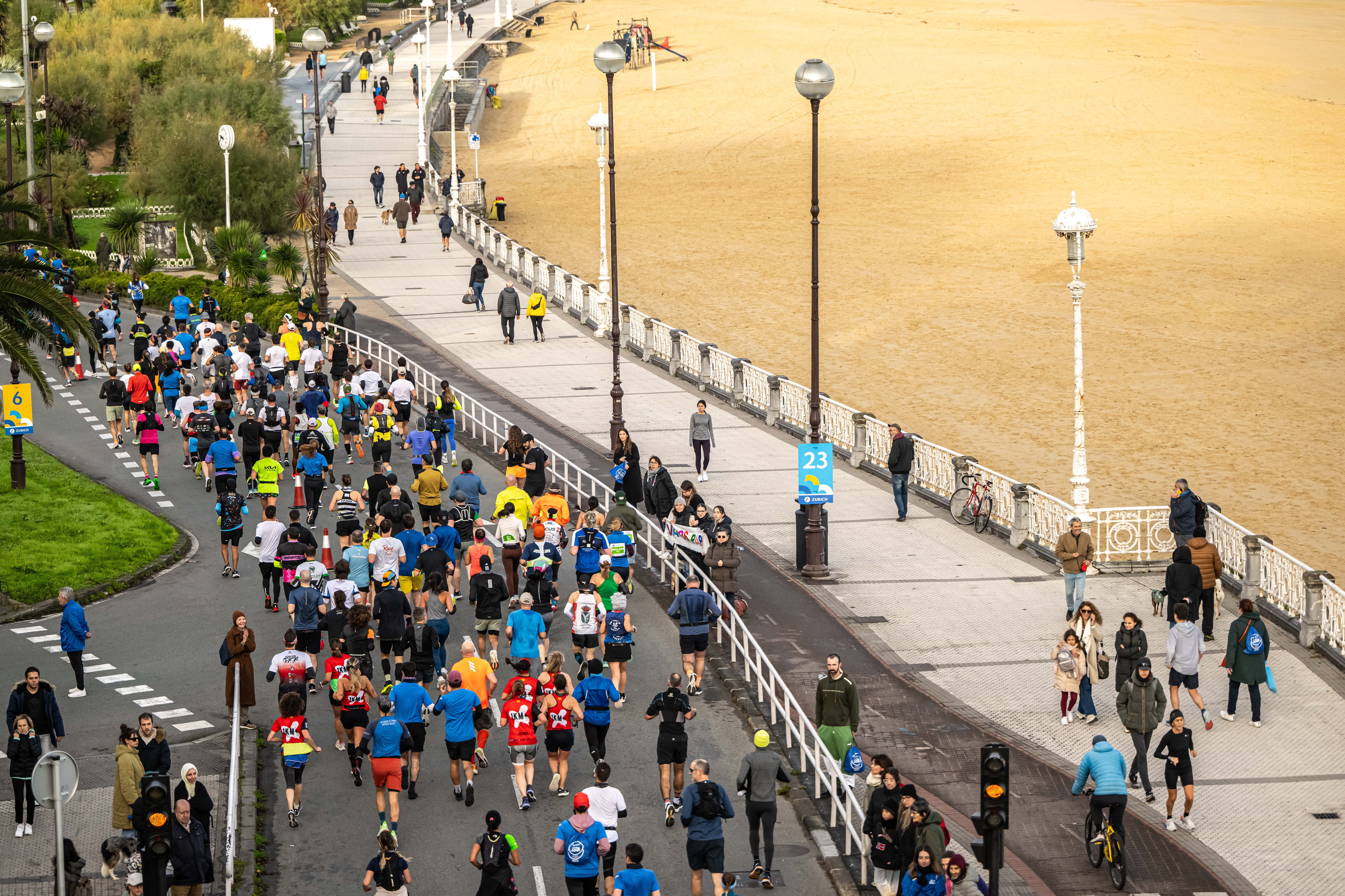 El Maratón de San Sebastián permitirá la devolución íntegra a los inscritos en la prueba cancelada