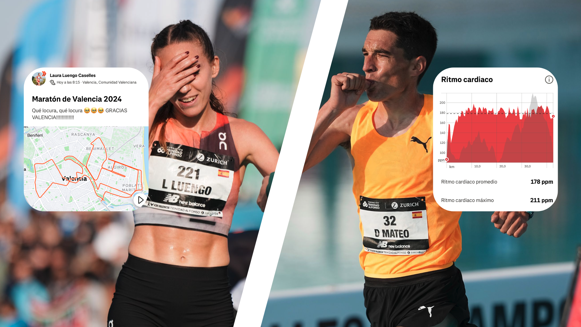 Analizamos el Maratón Valencia de los mejores atletas españoles a través de su Strava. SPORTMEDIA.