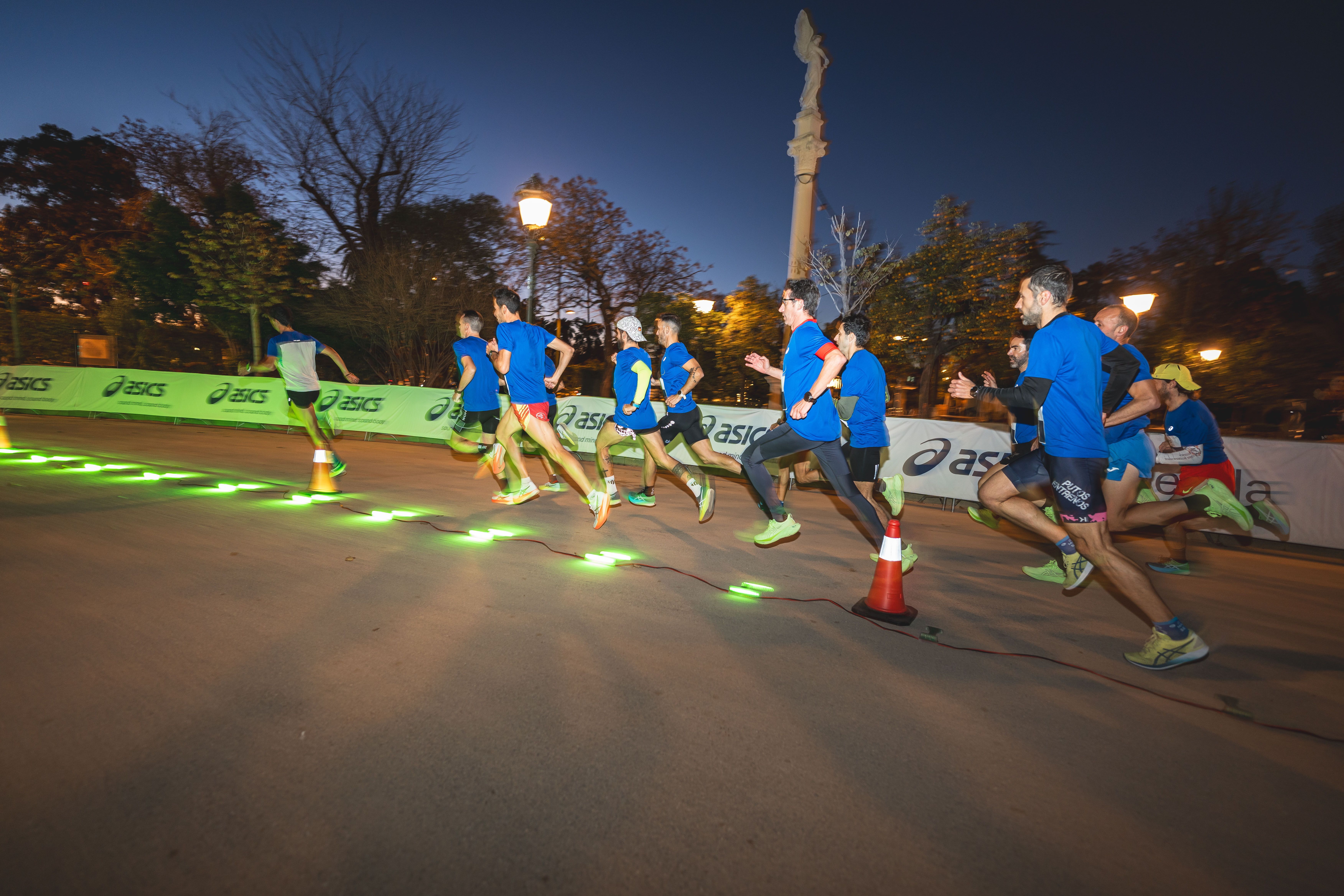 Los participantes podrán correr siguiendo el ritmo marcado por el Wavelight como en las pruebas de la Diamond League