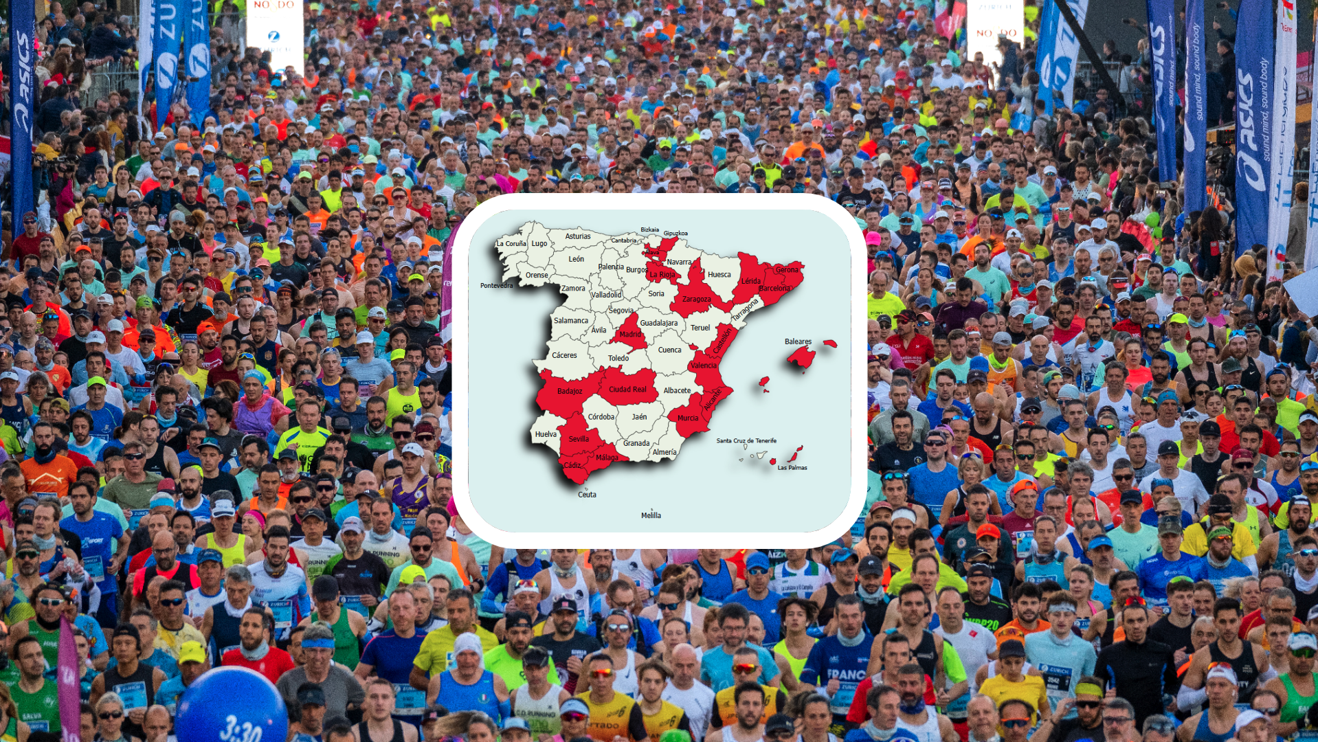 ¿Qué provincias de España tienen previsto un maratón de asfalto en 2025?