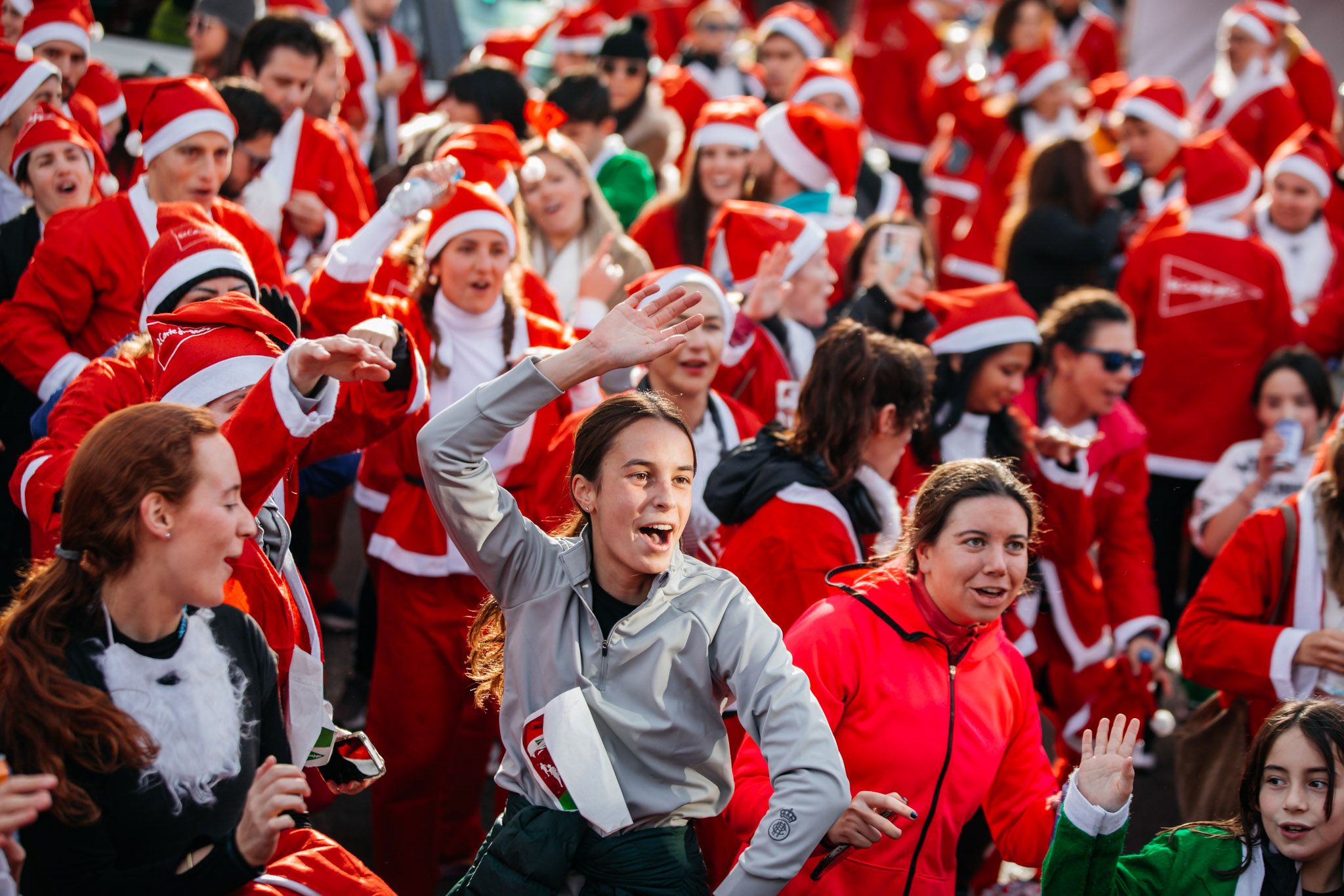 Las 40 mejores fotos de la Carrera de Papá Noel 2024. (36)