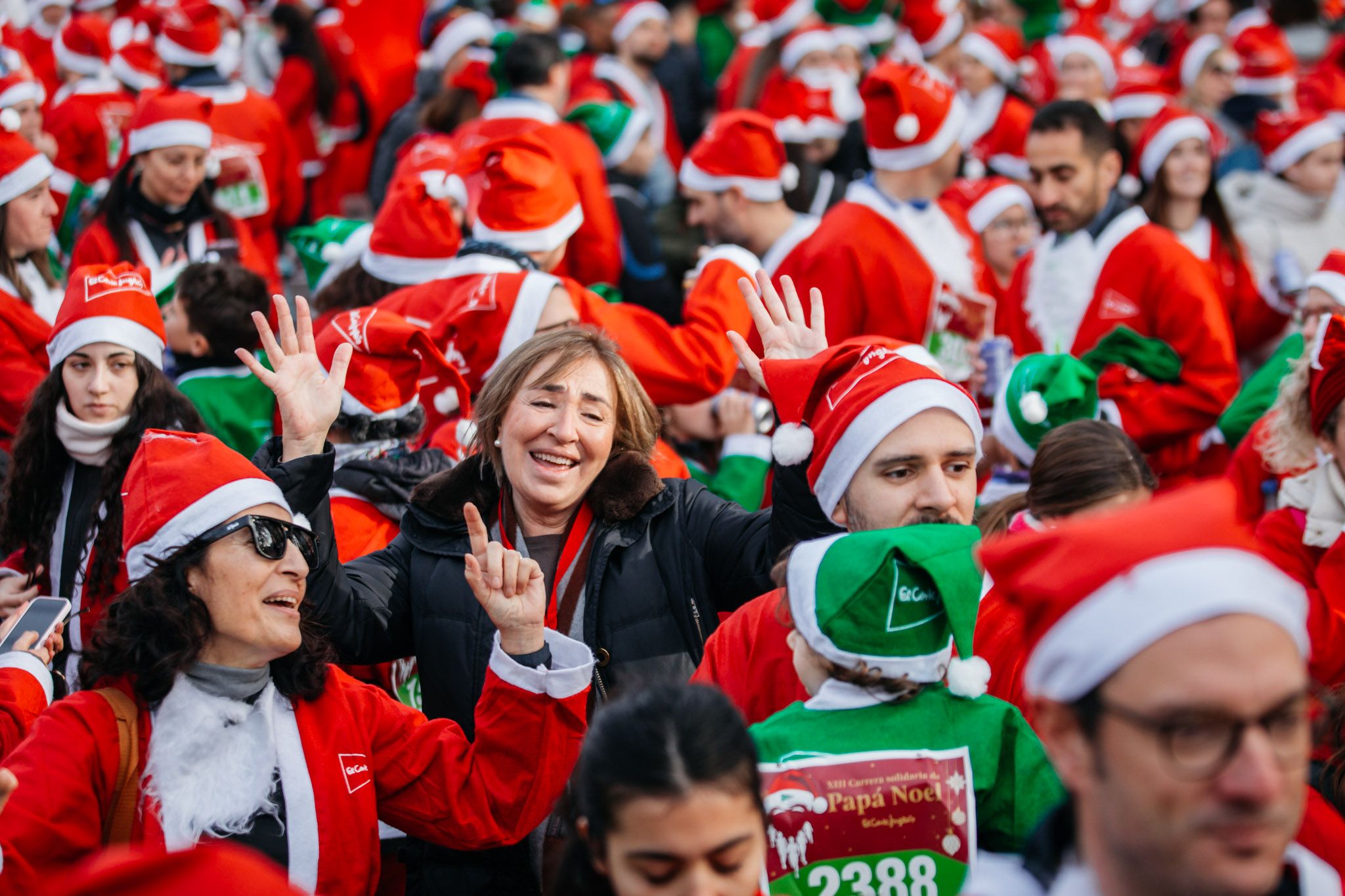 Las 40 mejores fotos de la Carrera de Papá Noel 2024. (42)