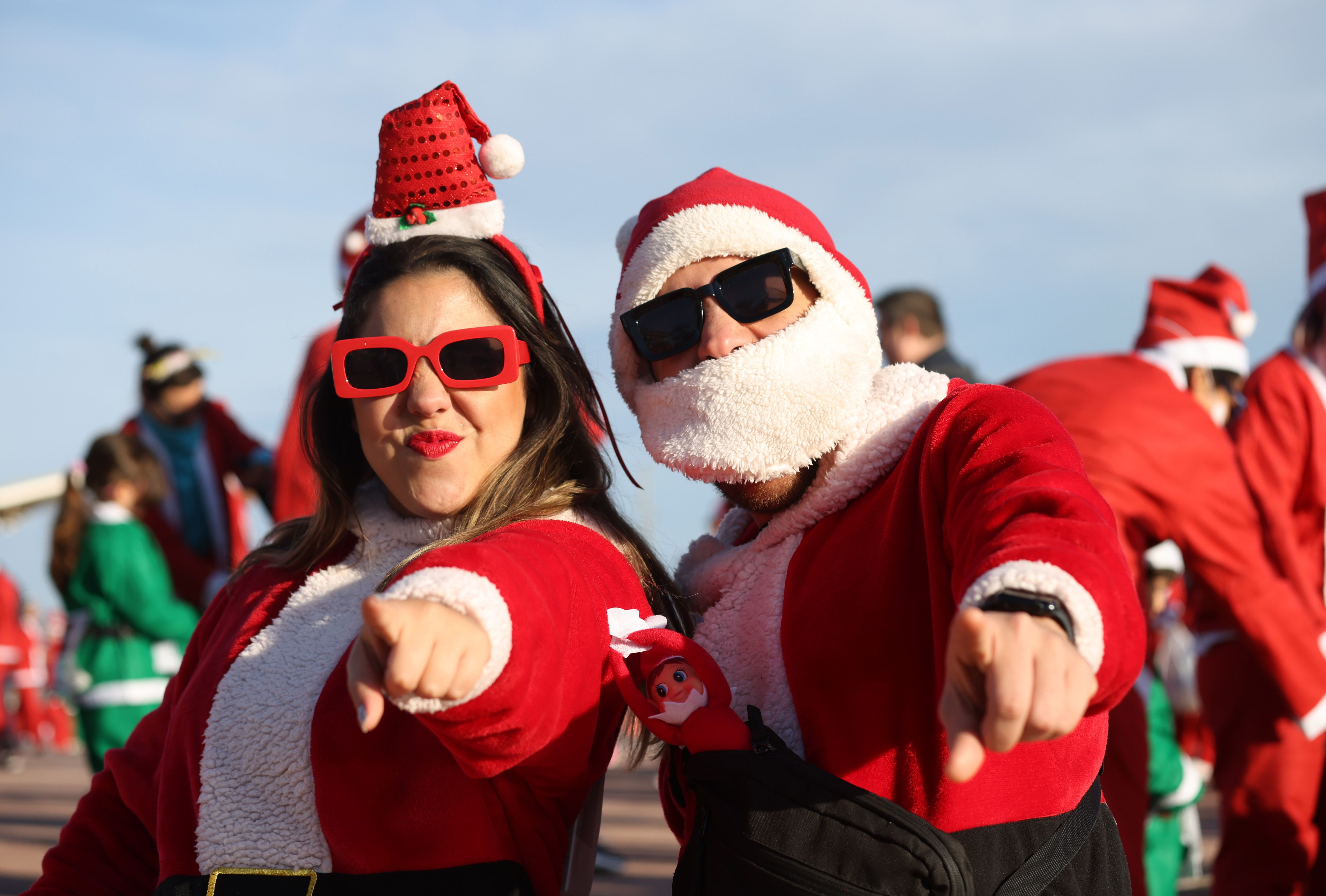 Las mejores fotos de la Carrera de Papá Noel de Barcelona 2024. 074