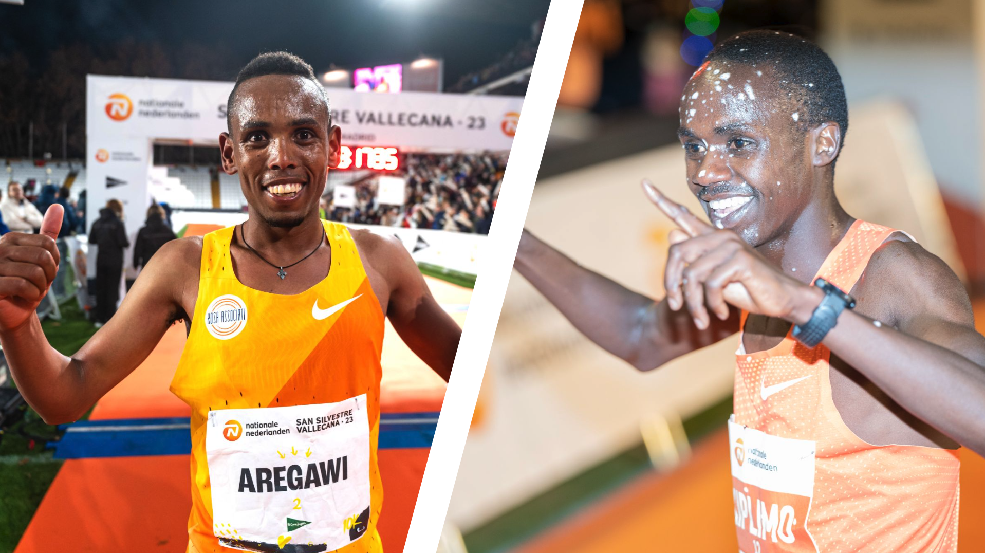 Berihu Aregawi y Jakob Kiplimo serán dos de las grandes estrellas de la San Silvestre Vallecana 2024. LAST LAP.