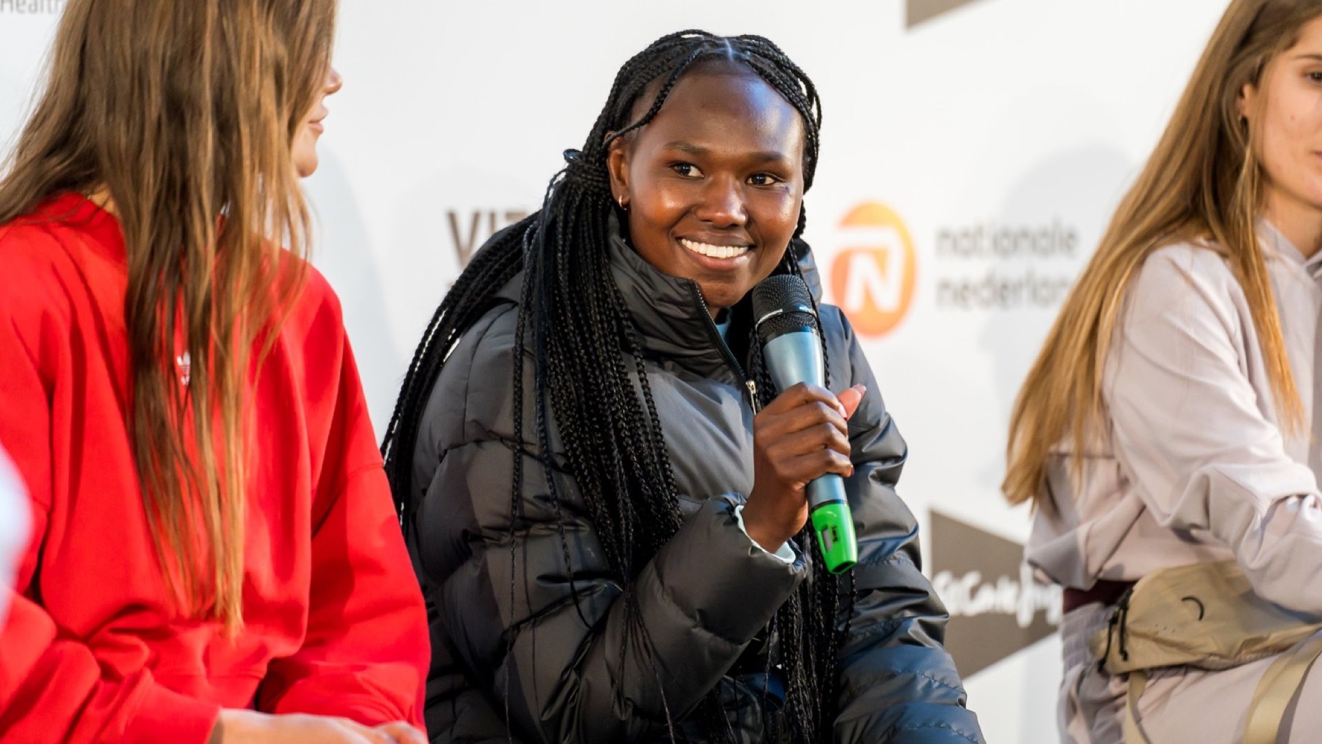 Ruth Chepngetich en la presentación de la Nationale Nederlanden San Silvestre Vallecana. LAST LAP