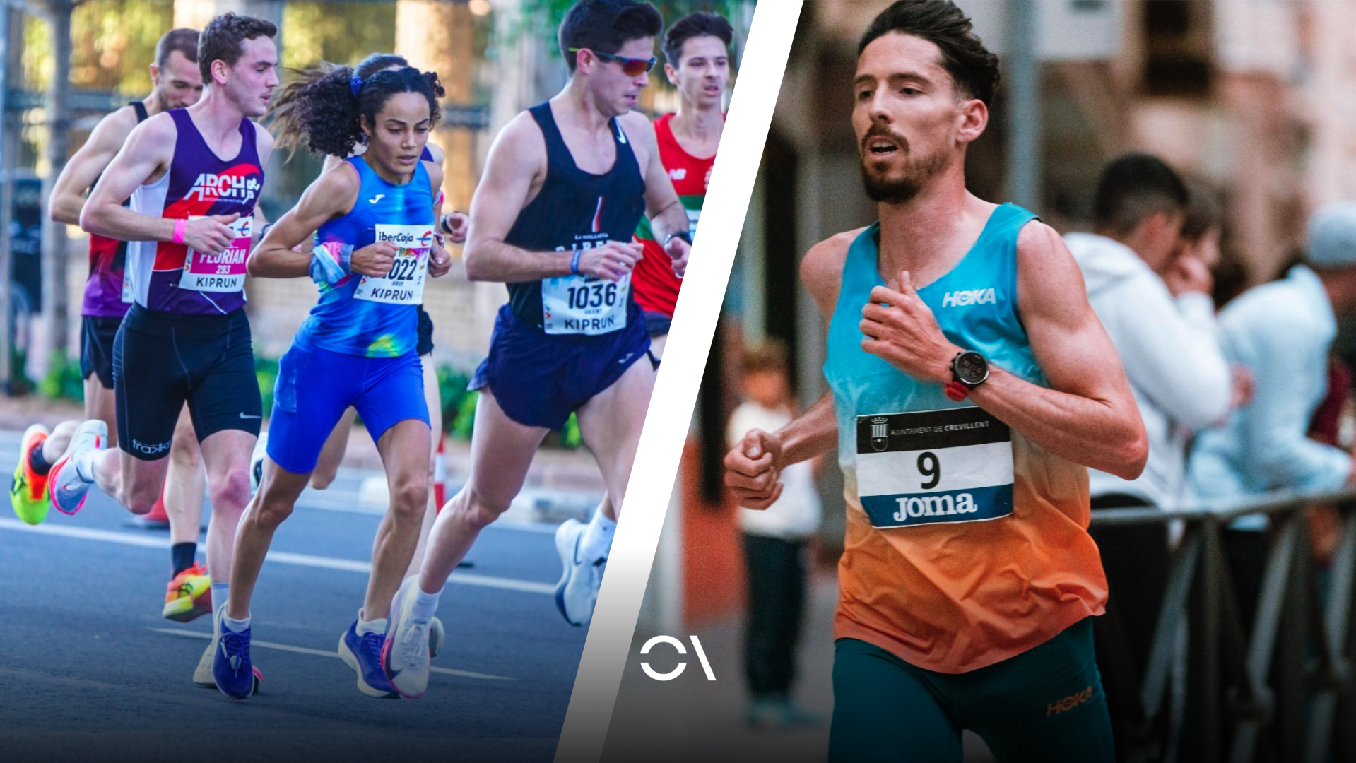 Ikram Rharsalla a la izquierda y Andreu Blanes a la derecha, dos de los atletas de trail más rápidos en 10K.