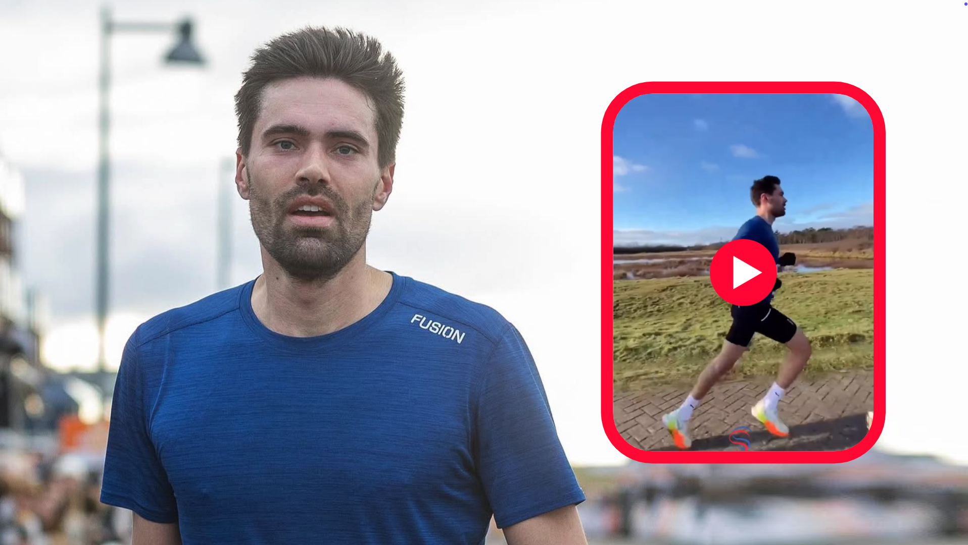 Tom Dumoulin, ganador del Giro de Italia, 1:08:45 en medio maratón