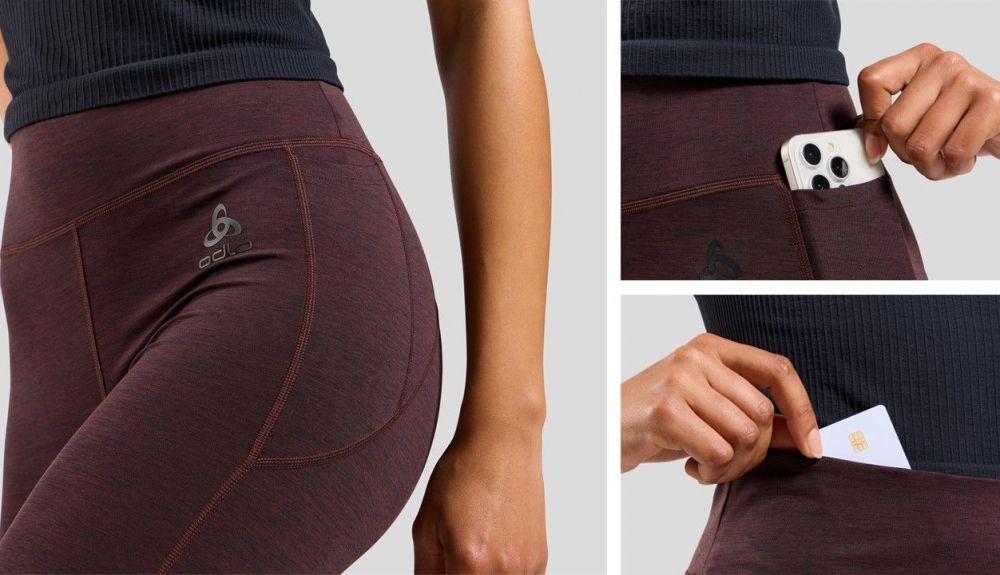 Detalles de las mallas Odlo Active 365 Detalles de las mallas Odlo Active 365