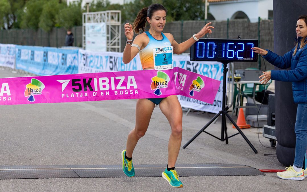 Andrea Romero pulverizó el récord femenino del 5K Ibiza Platja d’en Bossa