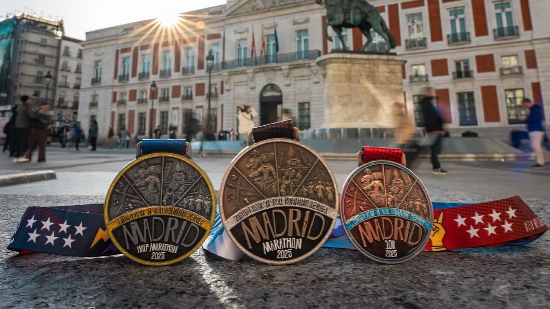 Así son las medallas del Zurich RNR Running Series Madrid.