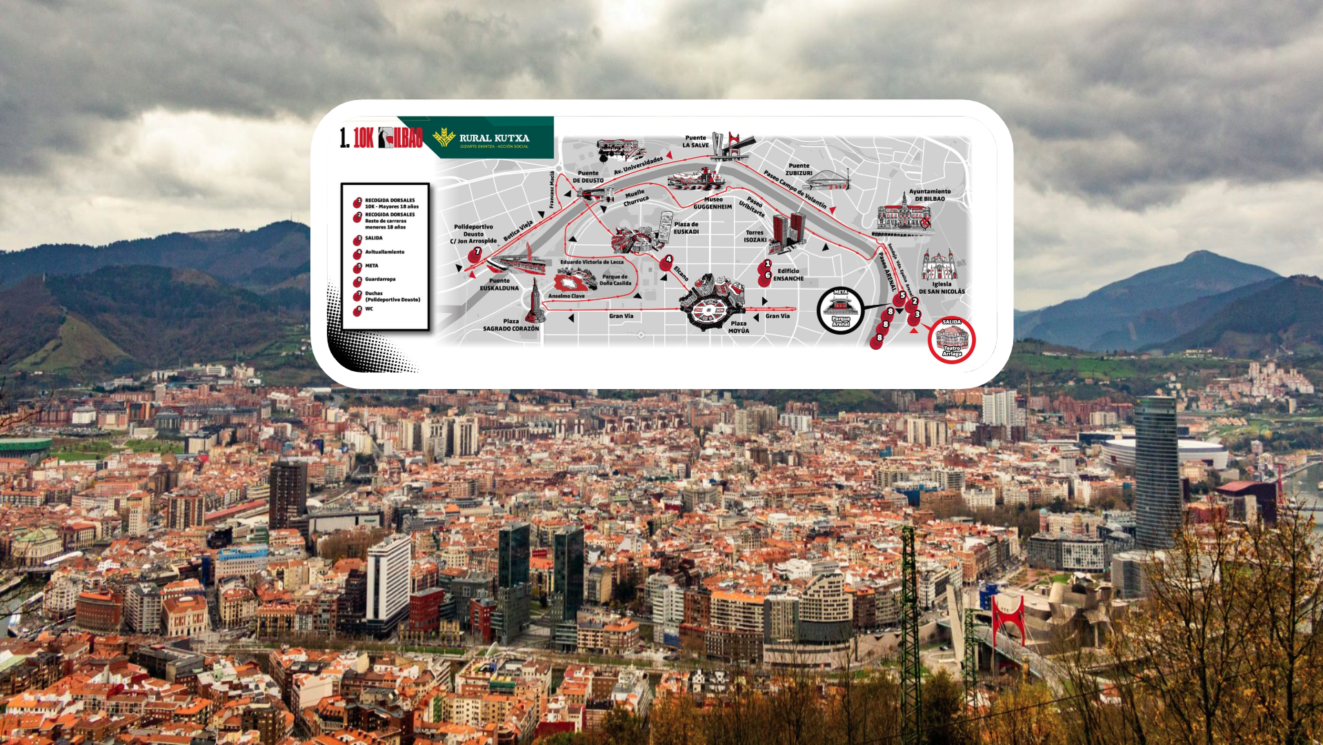 Análisis kilómetro a kilómetro del 10K Bilbao Rural Kutxa, donde se celebrará el Campeonato de España de la distancia.