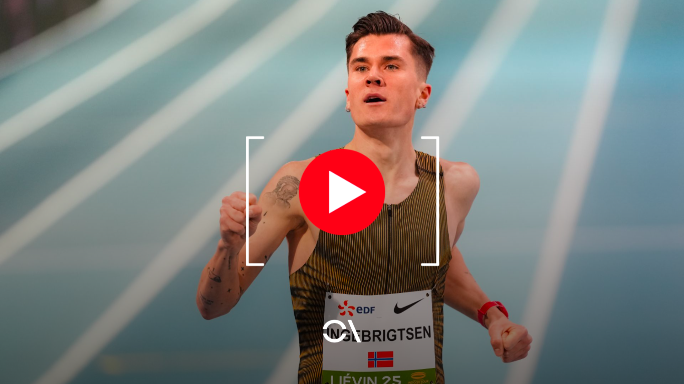 El doble récord del mundo (1500 y milla) de Jakob Ingebrigtsen en Liévin.