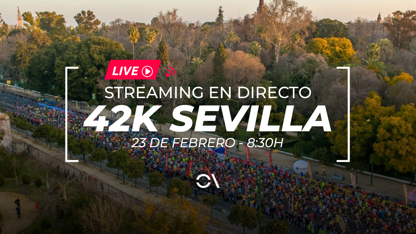 Streaming en directo Maratón de Sevilla 2025 en el YouTube de la revista Corredor.