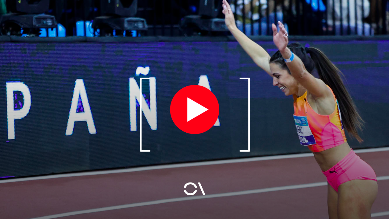 Maribel Pérez bate su propio récord de España de 60m y gana el Nacional por milésimas.