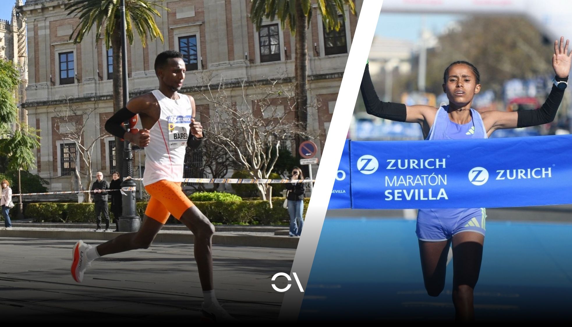 Clasificaciones completas del Maratón de Sevilla 2025 con victorias de Barega y Dessie